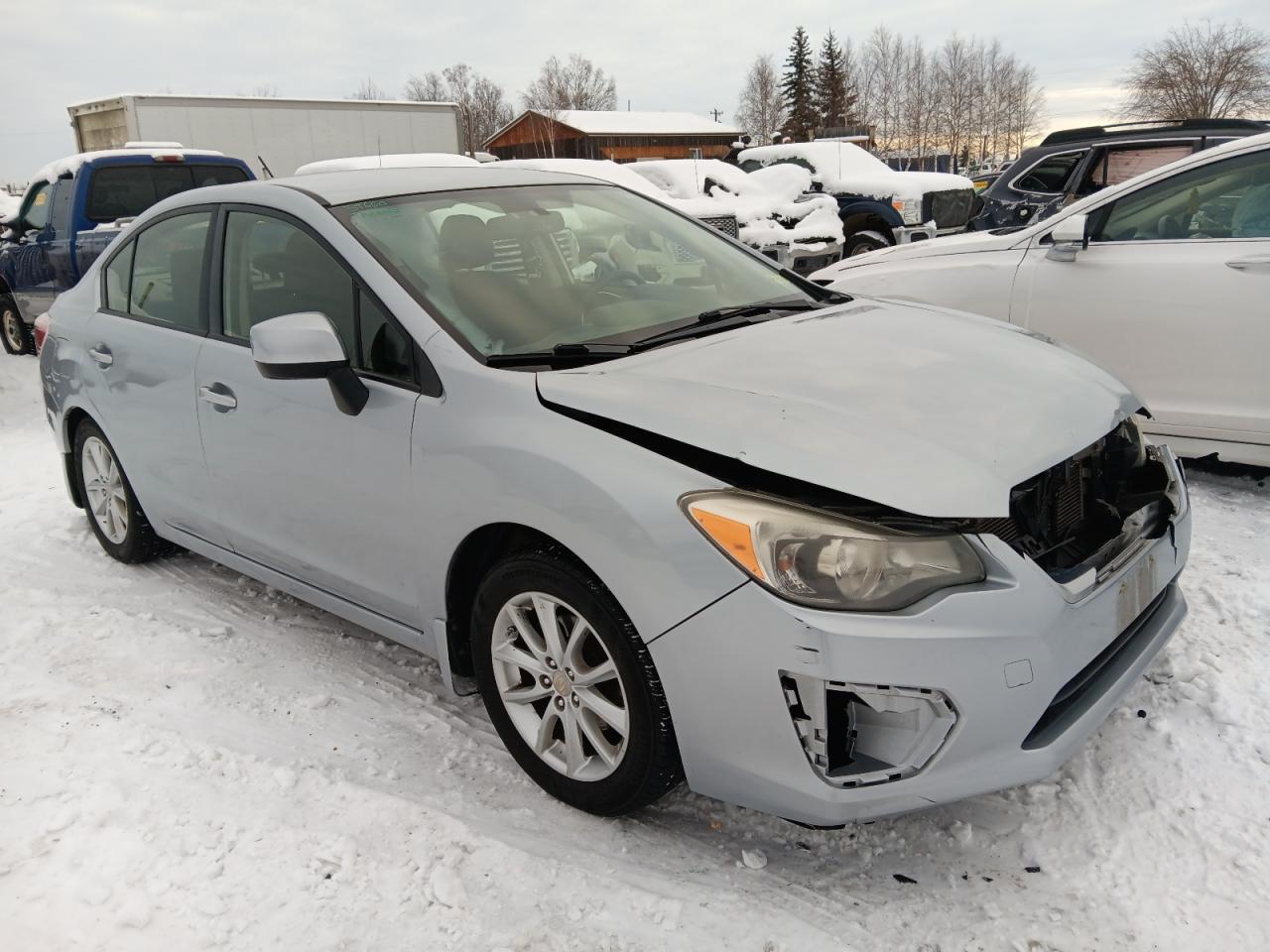 2013 Subaru Impreza VIN JF1GJAC6XDH003468 Copart auction photo, front end / rear end damage thumbnail 4