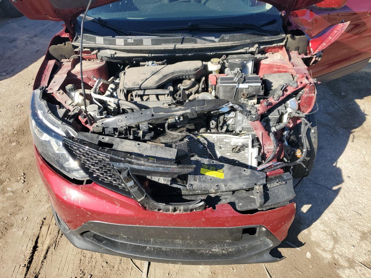 2019 Nissan Rogue VIN JN1BJ1CP3KW217064 Copart auction photo, front end / side damage thumbnail 13