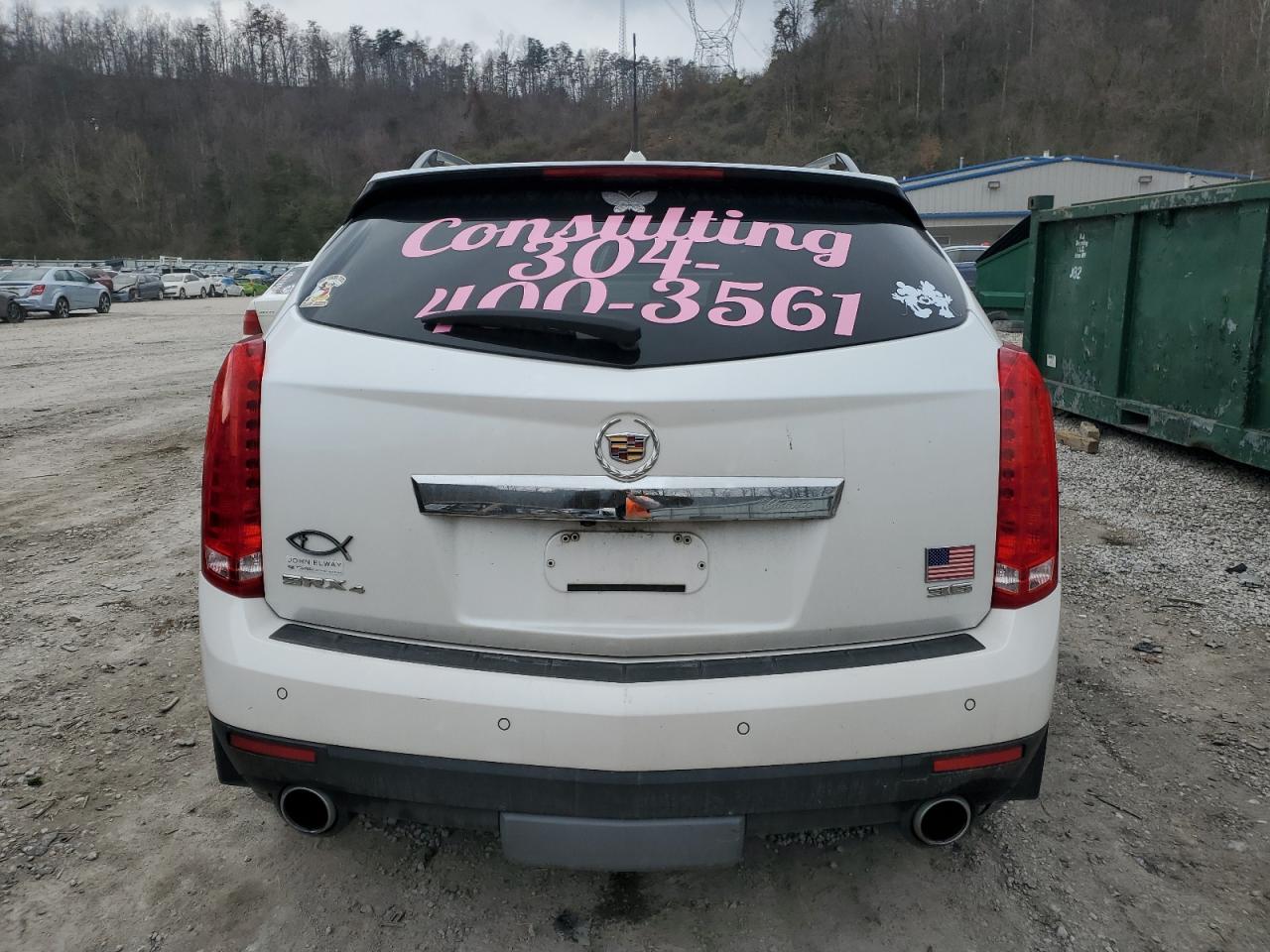 2012 Cadillac SRX VIN 3GYFNDE36CS602690 Copart auction photo, all over damage thumbnail 6