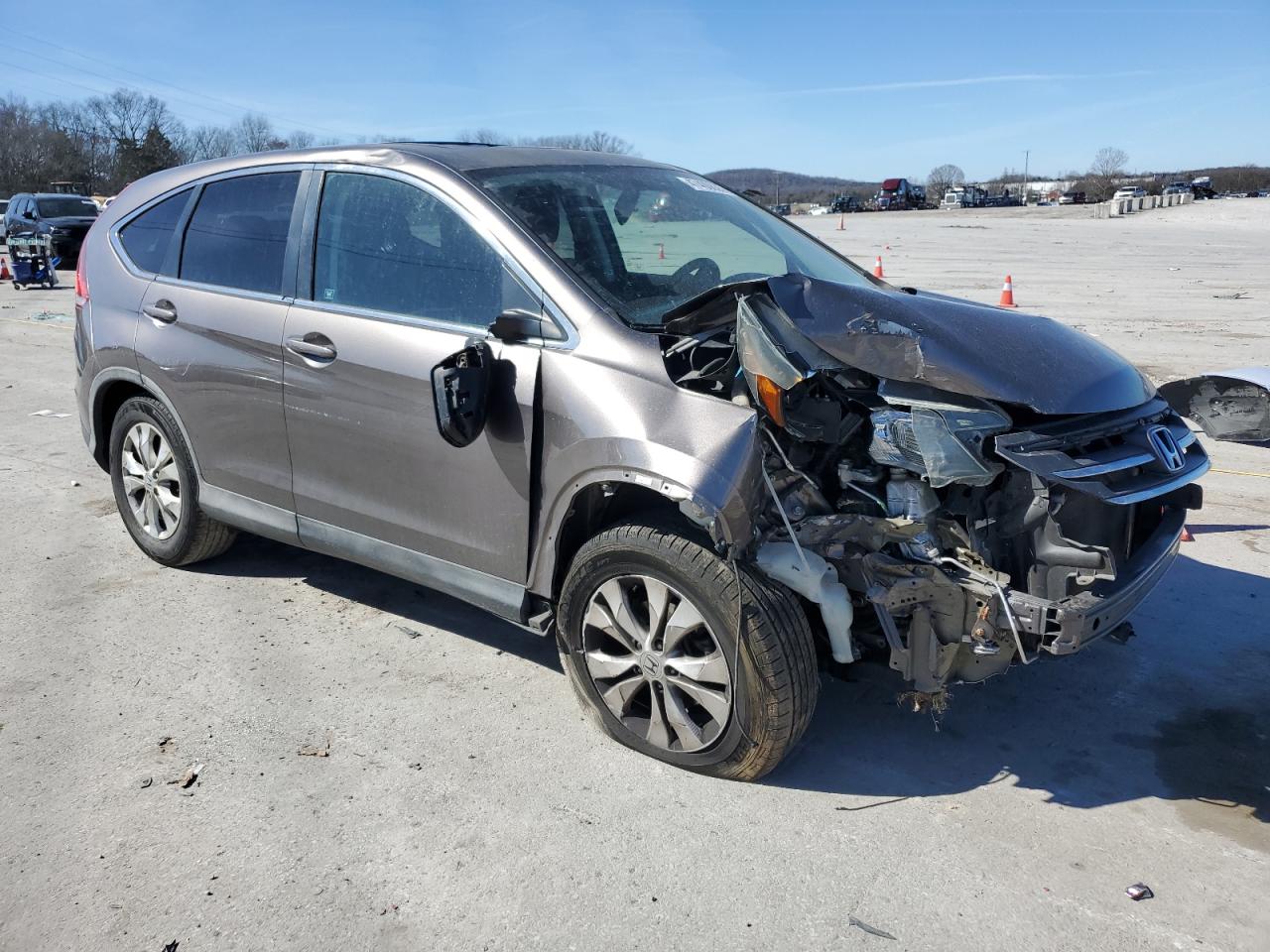 2012 Honda CR-V VIN 5J6RM4H50CL039316 Copart auction photo, front end / side damage thumbnail 4