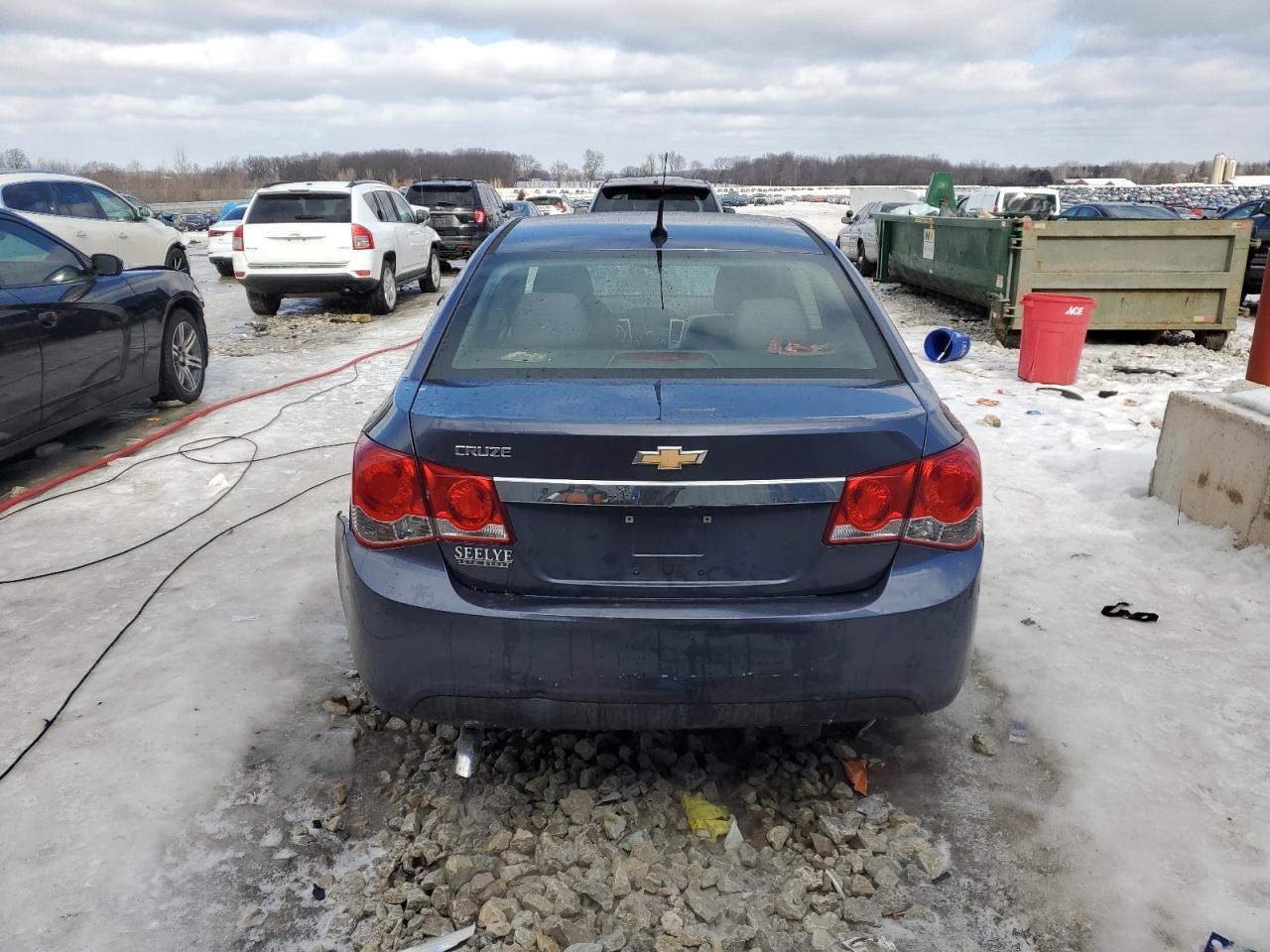 2013 Chevrolet Cruze VIN 1G1PA5SH1D7169302 Copart auction photo, all over damage thumbnail 6