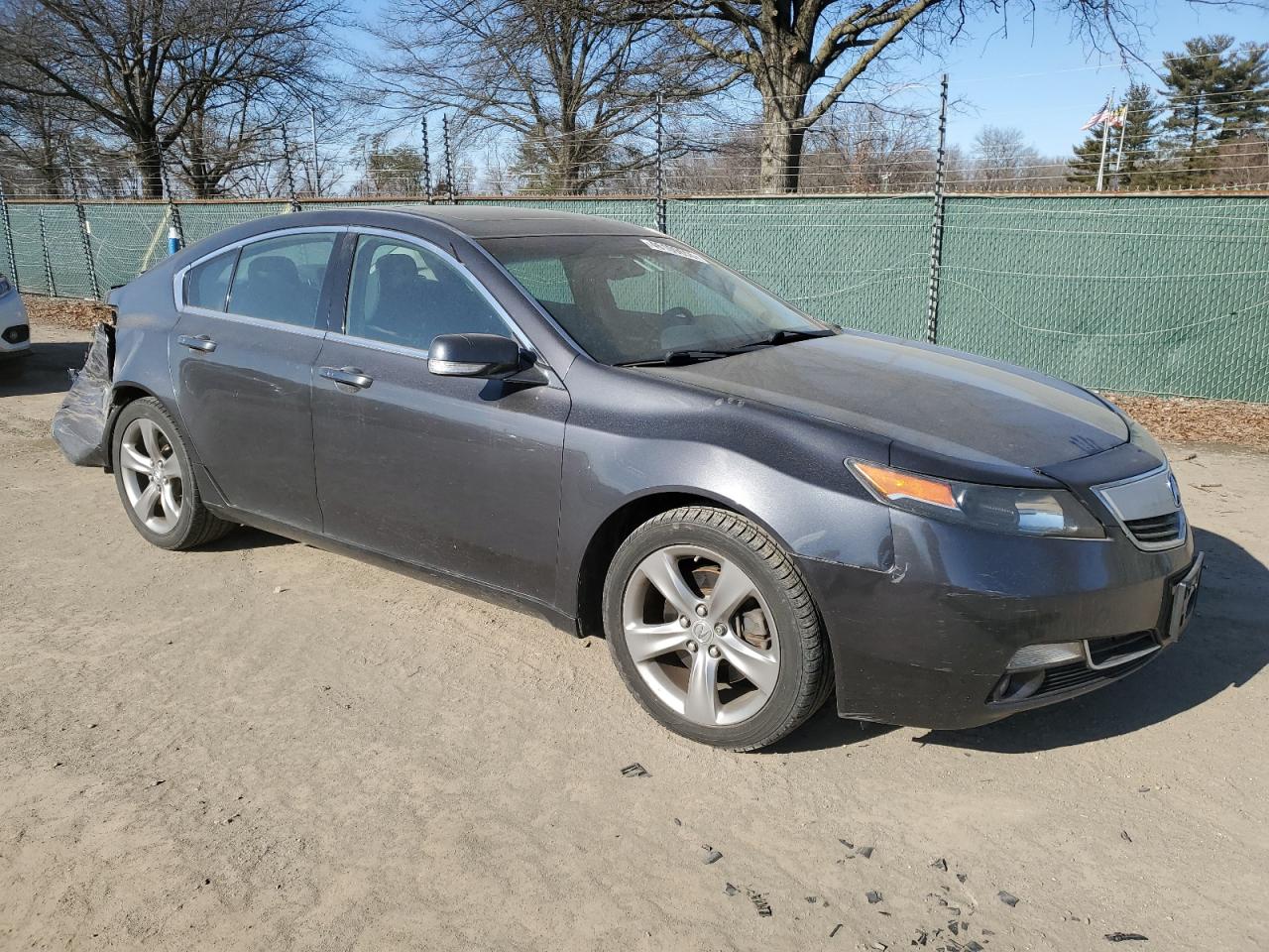 2013 Acura TL VIN 19UUA8F73DA002568 Copart auction photo, rear end / front end damage thumbnail 4