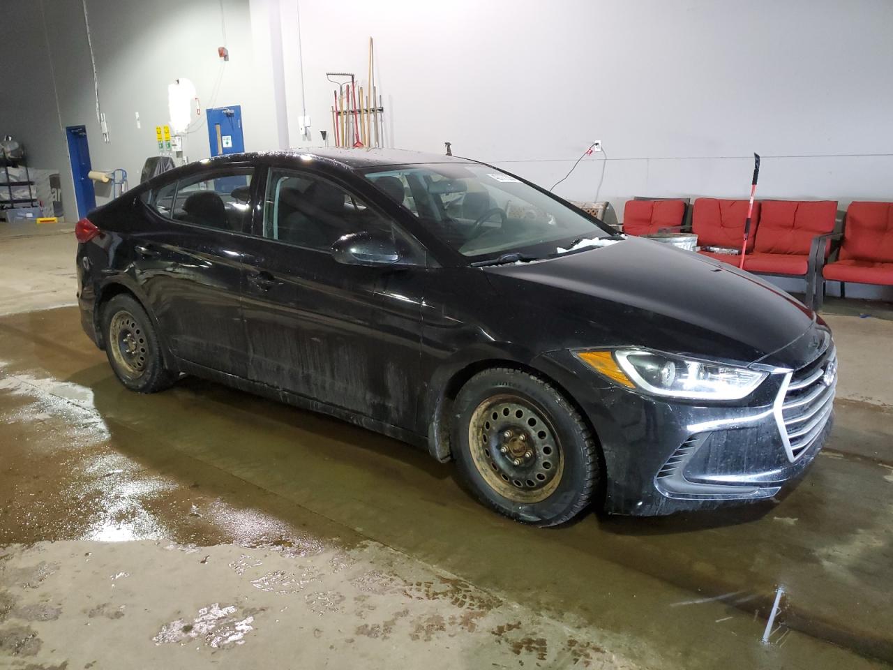 2017 Hyundai Elantra VIN 5NPD74LF4HH047826 Copart auction photo, front end / side damage thumbnail 4