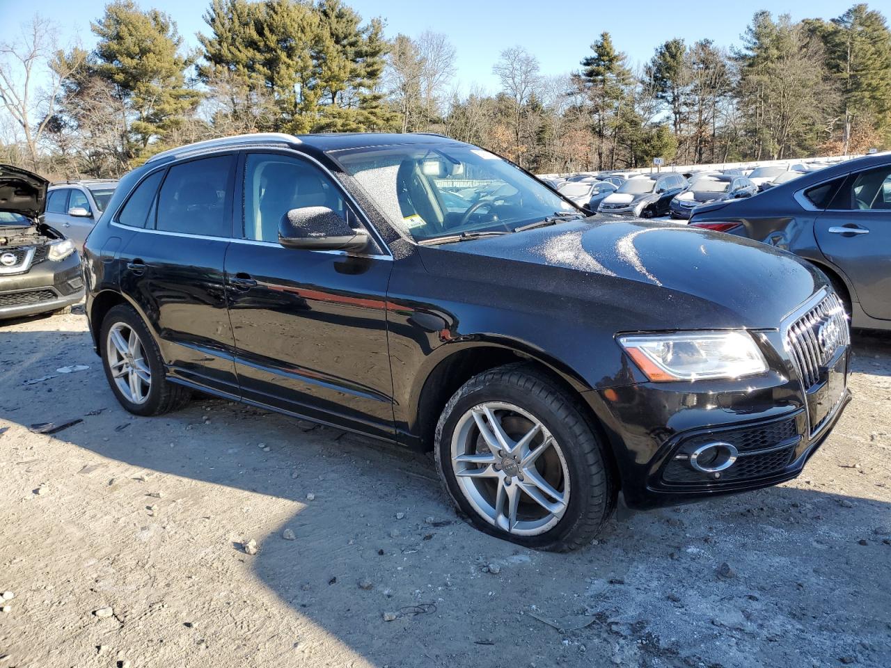 2014 Audi Q5 VIN WA1DGAFPXEA076019 Copart auction photo, side damage thumbnail 4