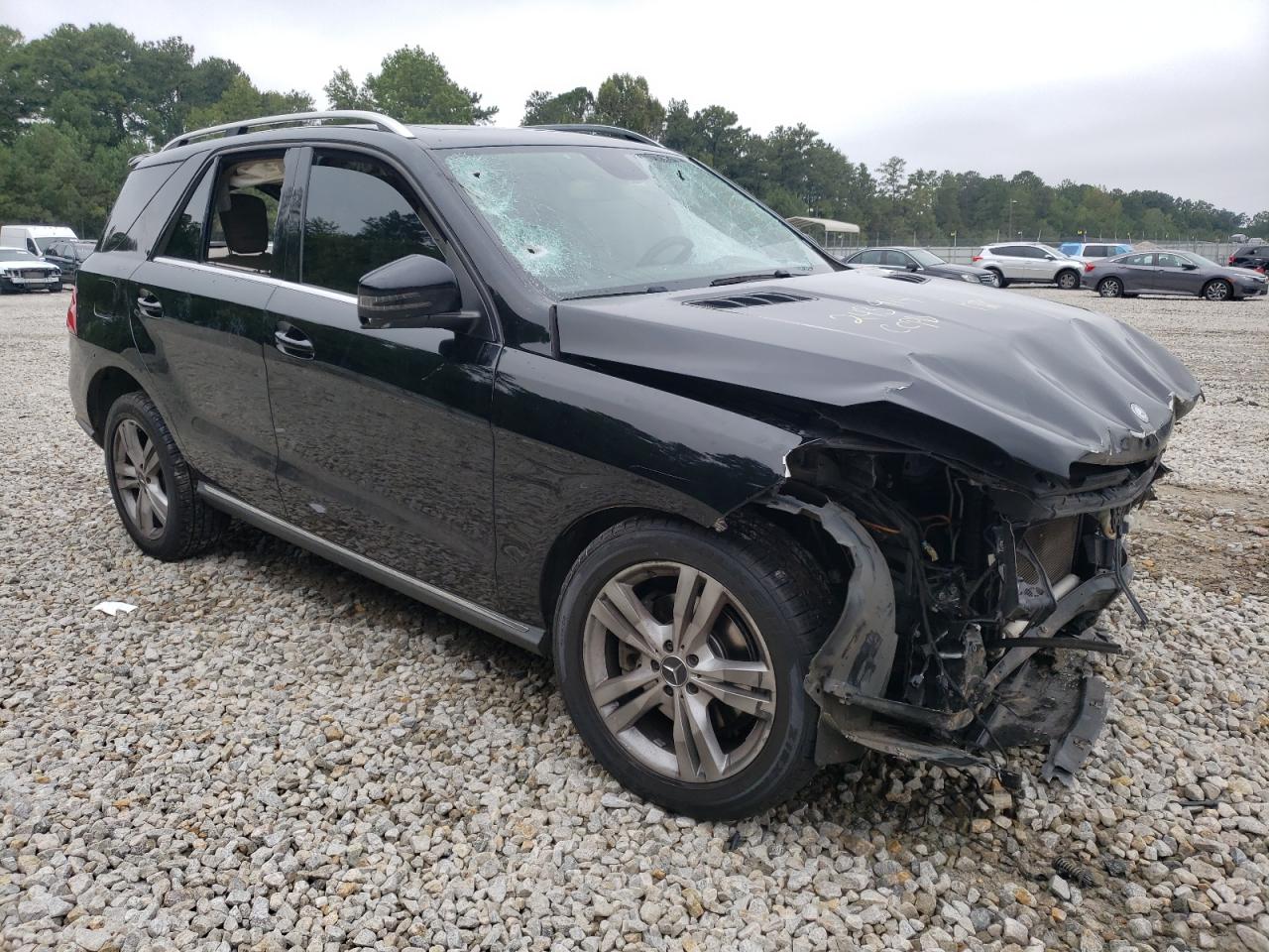 2013 Mercedes-Benz M-klasse VIN 4JGDA5HB3DA192236 Copart auction photo, all over damage thumbnail 4