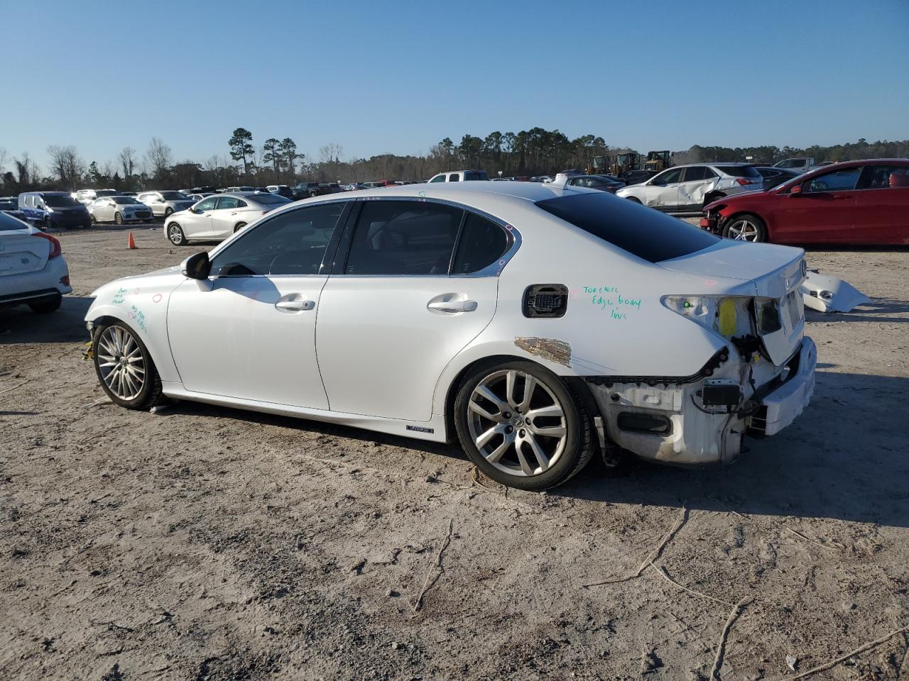 2013 Lexus GS VIN JTHBS1BL8D5006099 Copart auction photo, front end / rear end damage thumbnail 2