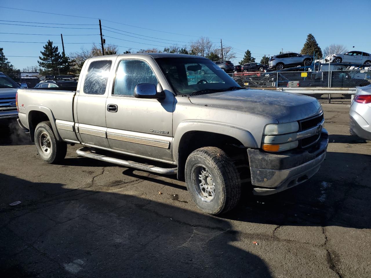 2001 Chevrolet Silverado VIN 1GCHK29G01E297042 Copart auction photo, front end damage thumbnail 4