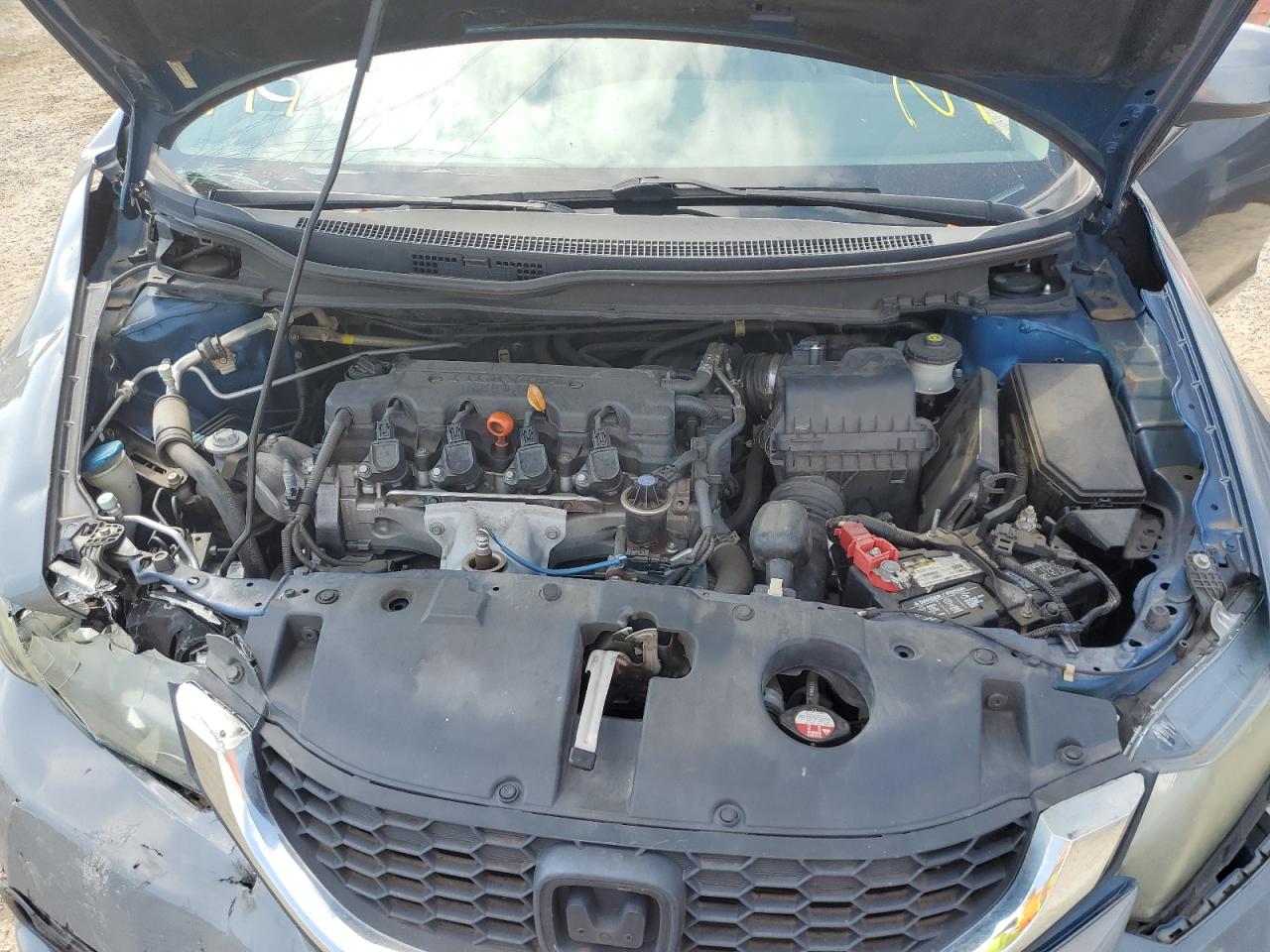 2013 Honda Civic VIN 19XFB2F53DE011753 Copart auction photo, front end damage thumbnail 12