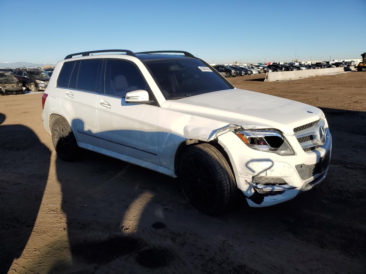 2013 Mercedes-Benz GLK-klasse VIN WDCGG8JB8DG044991 Copart auction photo, front end damage thumbnail 4