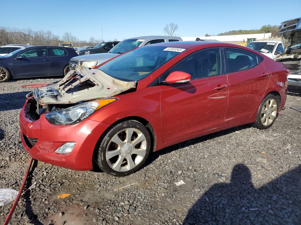 2011 Hyundai Elantra VIN KMHDH4AE3BU150039