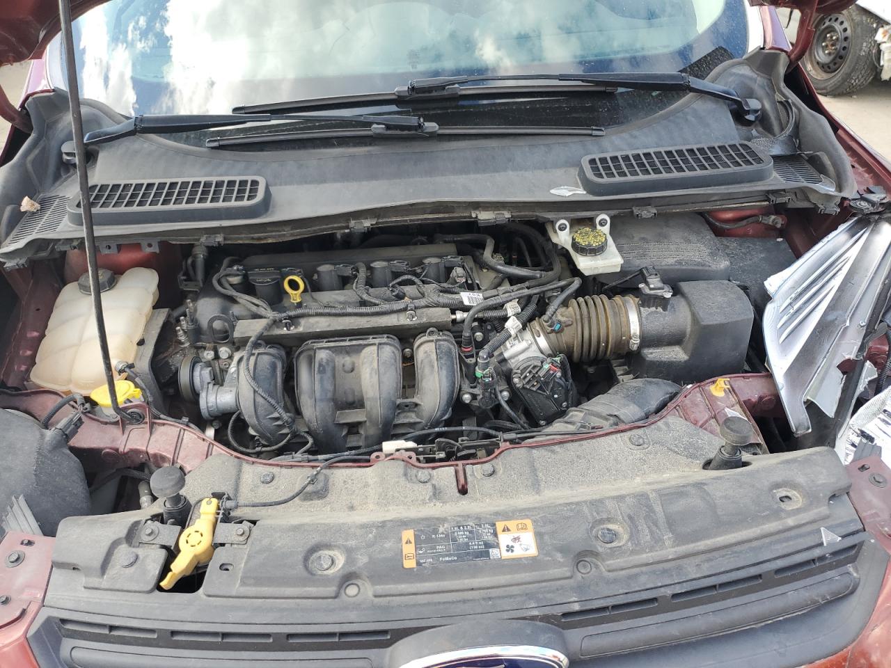 2014 Ford Escape VIN 1FMCU0F73EUB59337 Copart auction photo, front end damage thumbnail 12
