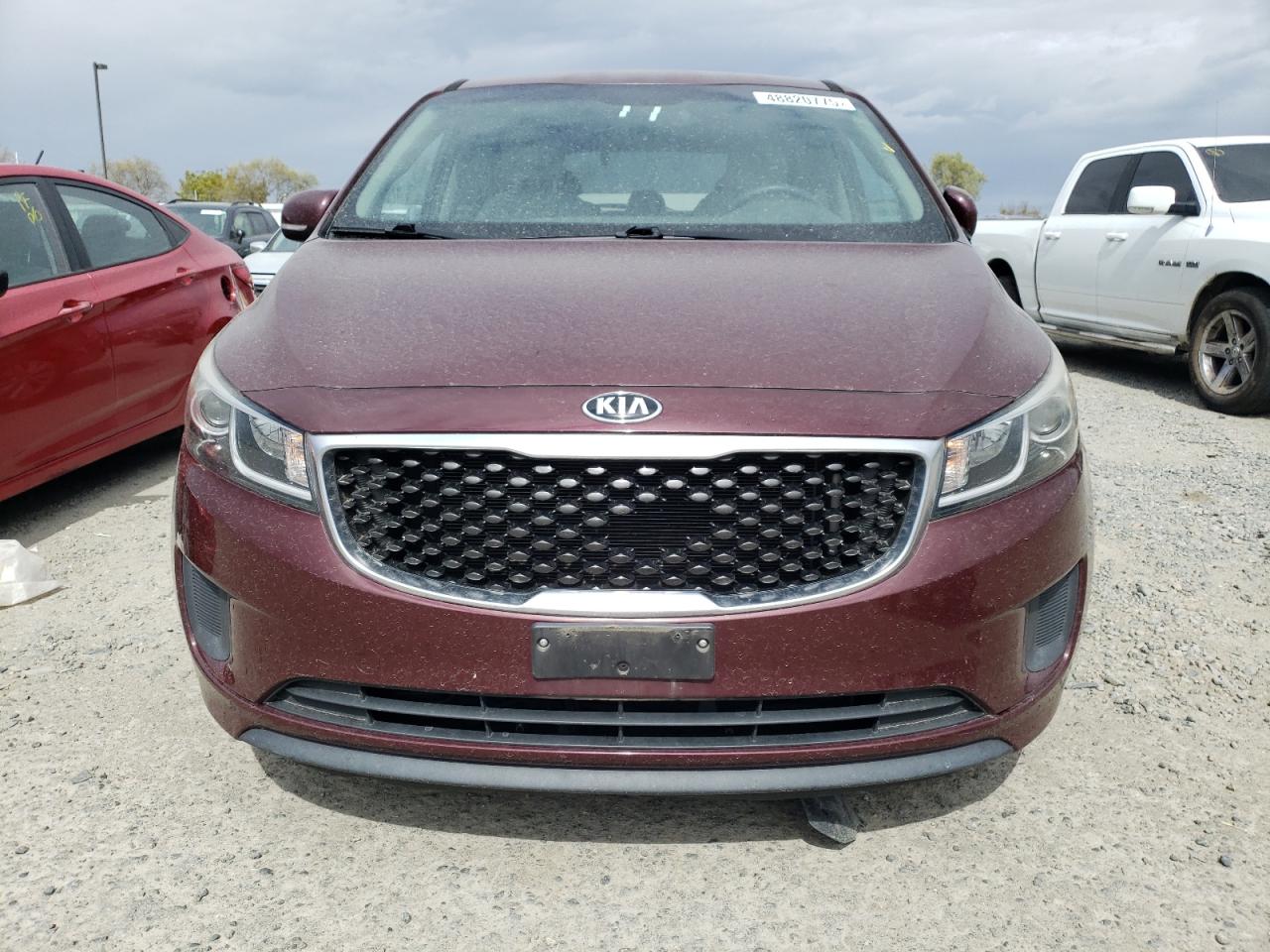2016 KIA Sedona VIN KNDMB5C13G6089423 Copart auction photo, side / rear end damage thumbnail 5