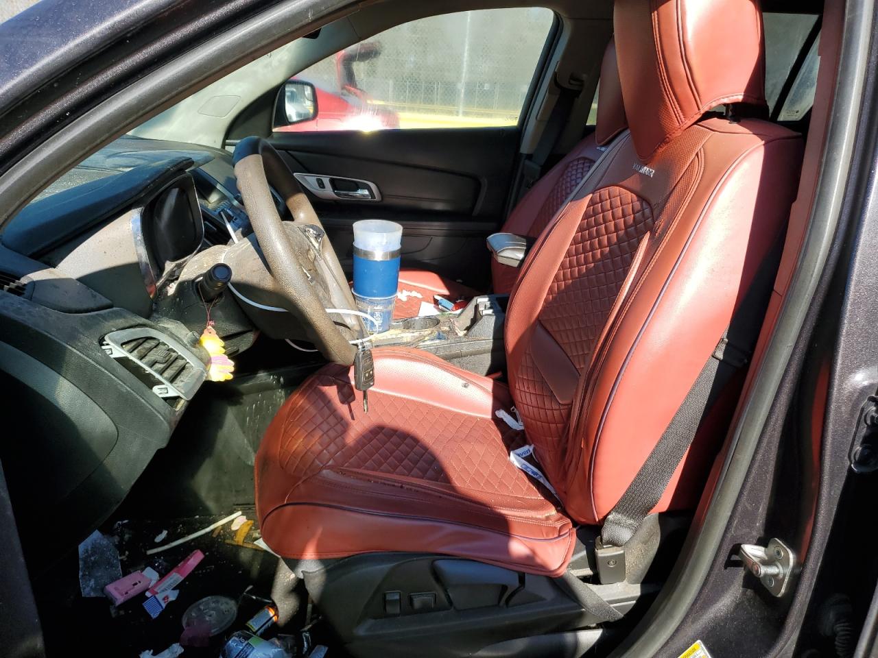 2014 GMC Terrain VIN 2GKFLVEK6E6334478 Copart auction photo, front end / undercarriage damage thumbnail 7
