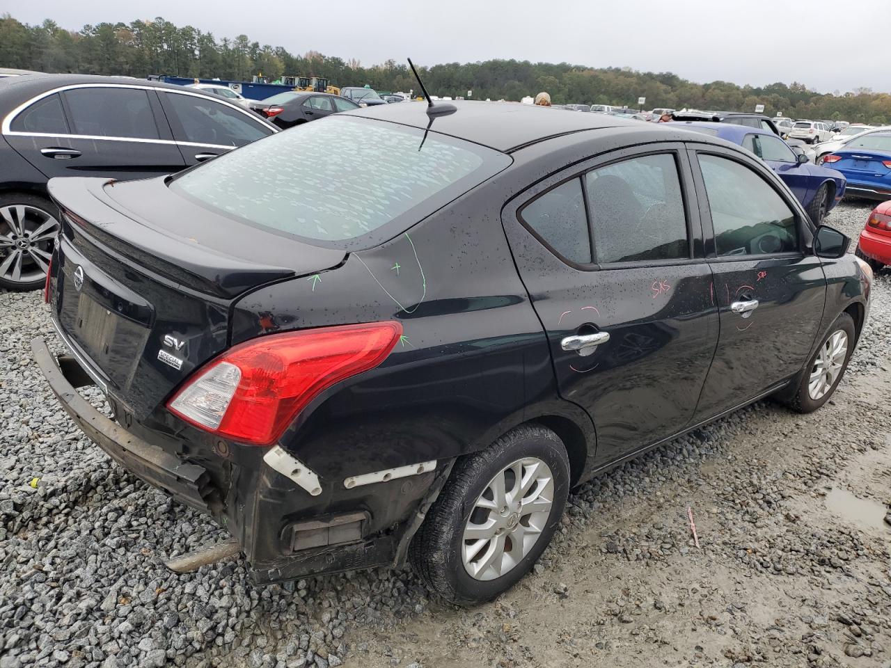 2018 Nissan Versa VIN 3N1CN7AP5JL833691 Copart auction photo, rear end / minor dent/scratches damage thumbnail 3