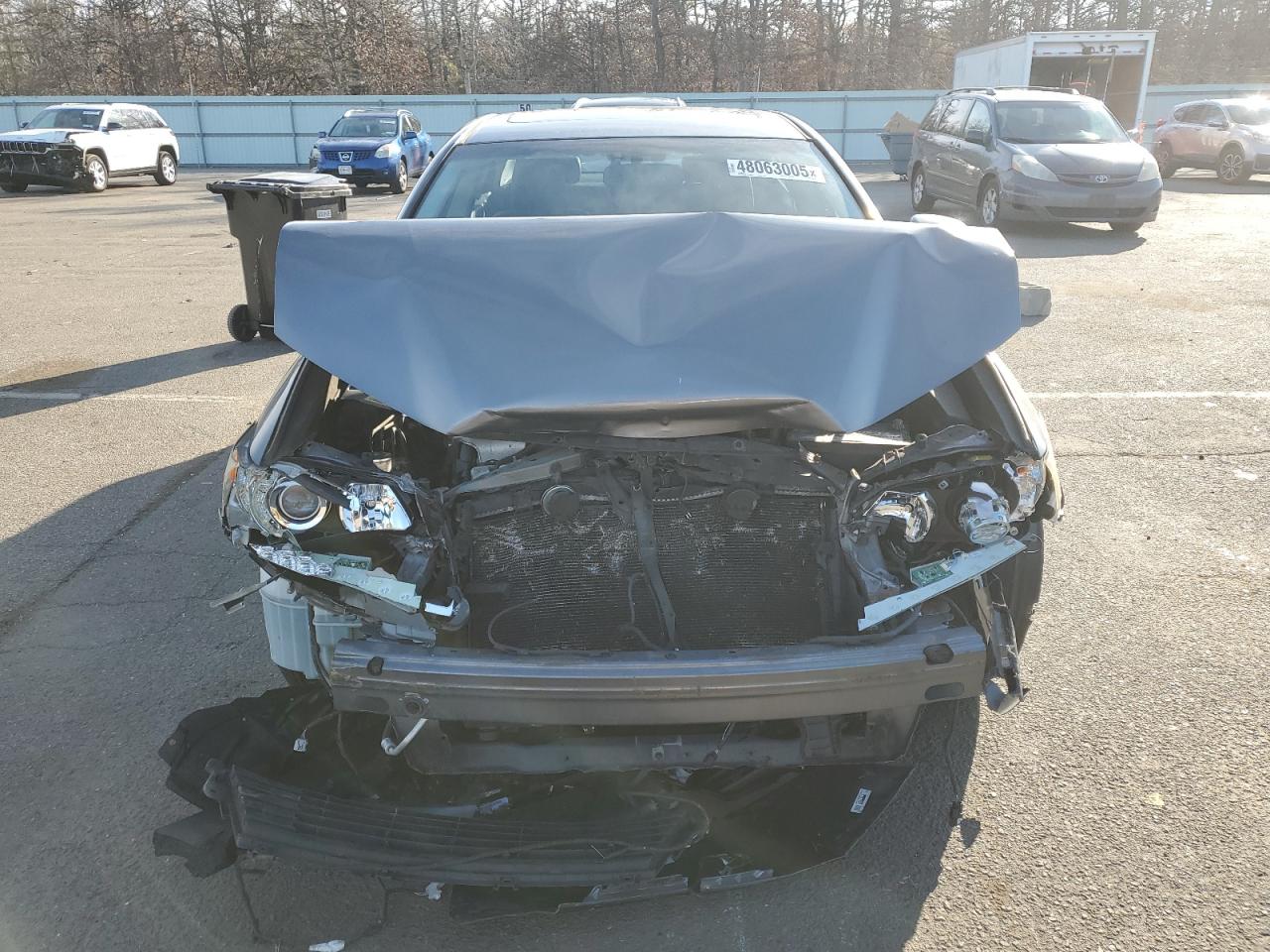 2013 Lexus ES VIN JTHBK1GG6D2059154 Copart auction photo, front end / rear end damage thumbnail 5