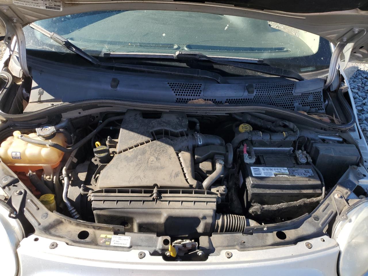 2013 Fiat 500 VIN 3C3CFFAR4DT689677 Copart auction photo, all over damage thumbnail 11