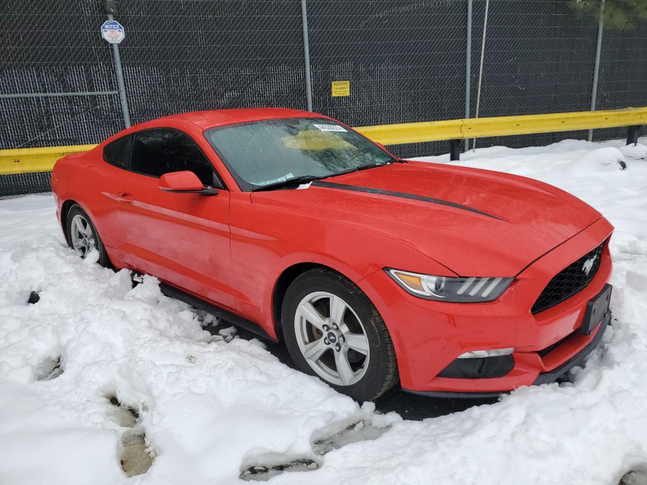 2015 Ford Mustang VIN 1FA6P8TH3F5423968 Copart auction photo, side damage thumbnail 4