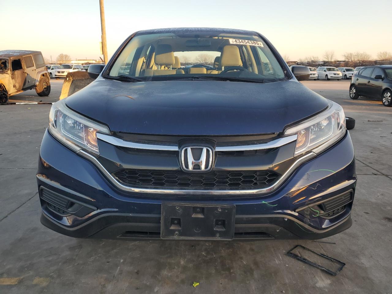 2015 Honda CR-V VIN 3CZRM3H38FG706594 Copart auction photo, rear end / side damage thumbnail 5
