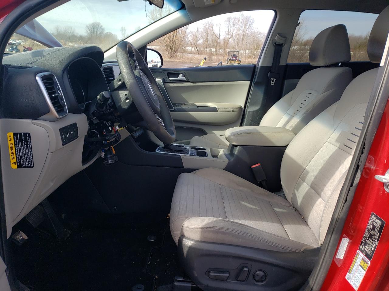 2020 KIA Sportage VIN KNDPMCAC2L7780964 Copart auction photo, vandalism damage thumbnail 7