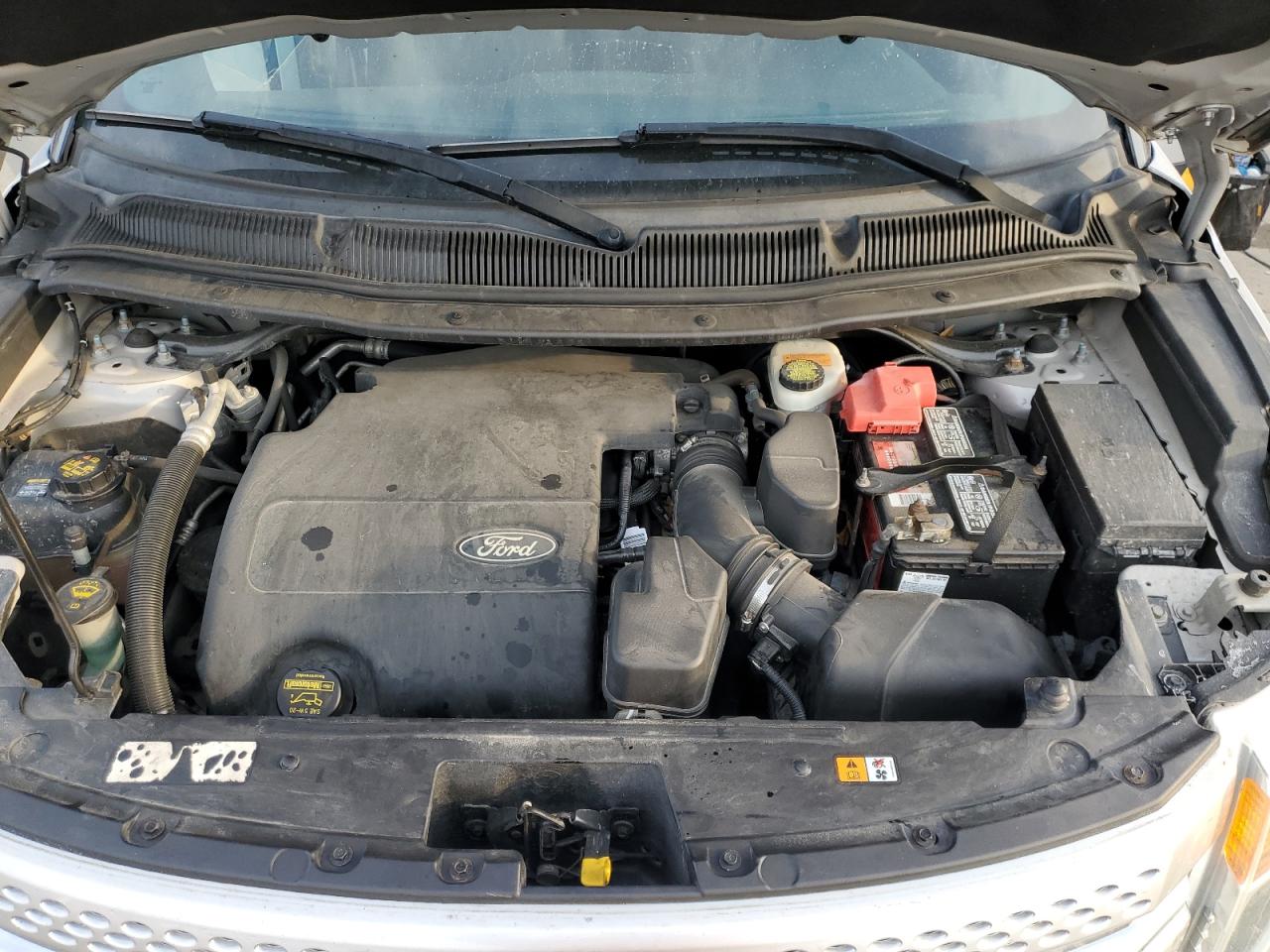 2013 Ford Explorer VIN 1FM5K8D81DGB76434 Copart auction photo, side / front end damage thumbnail 12