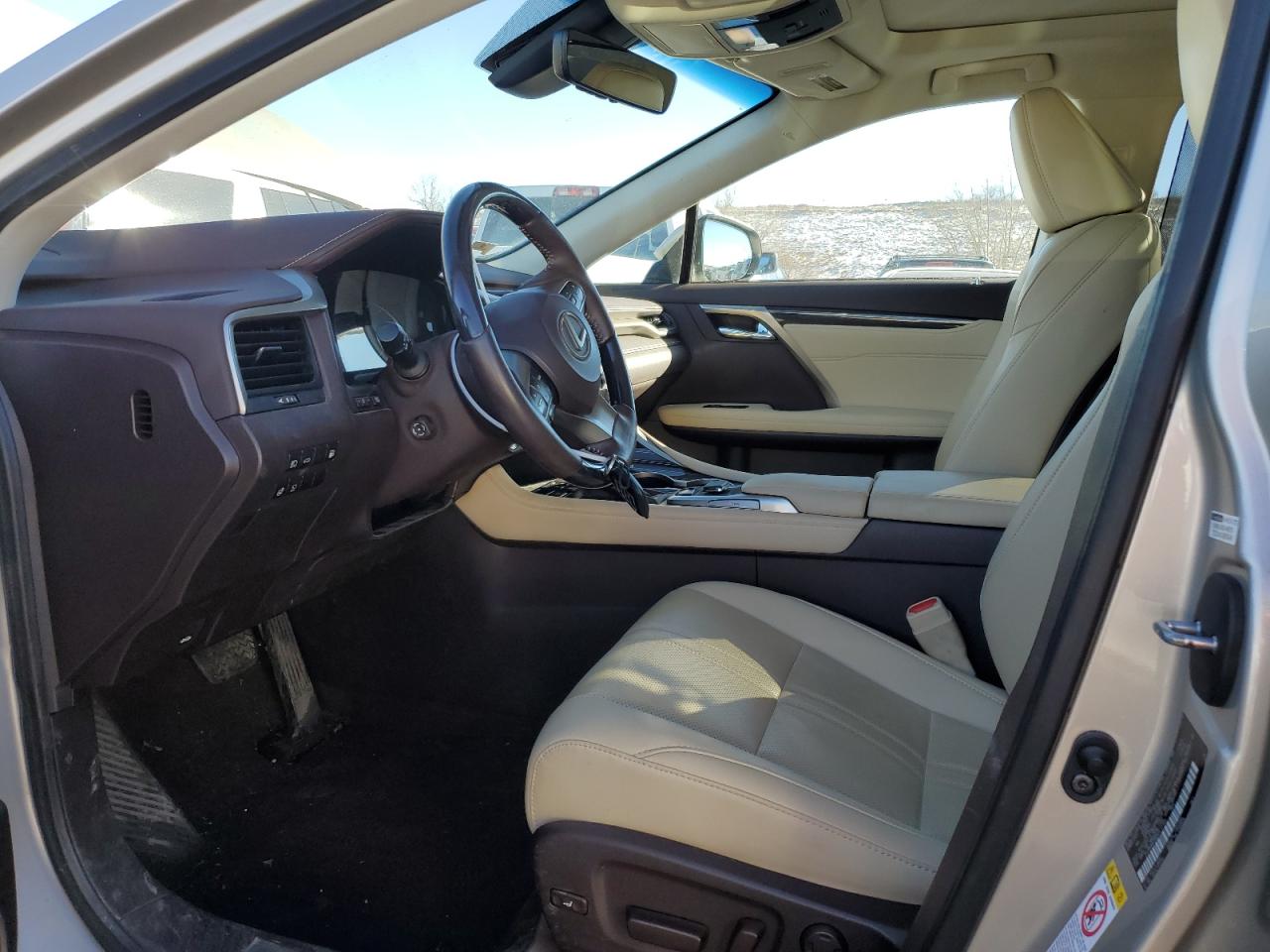 2017 Lexus RX VIN 2T2BGMCA8HC012300 Copart auction photo, front end / side damage thumbnail 7