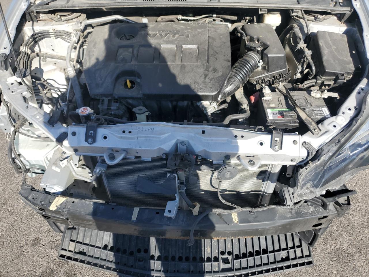 2019 Toyota Corolla VIN 2T1BURHE0KC203013 Copart auction photo, all over damage thumbnail 11