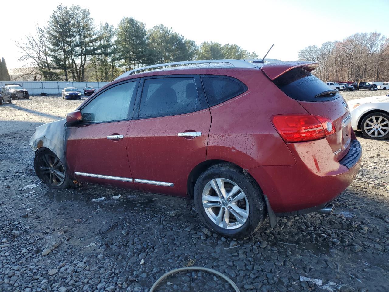2012 Nissan Rogue VIN JN8AS5MV7CW418482 Copart auction photo, burn / front end damage thumbnail 2
