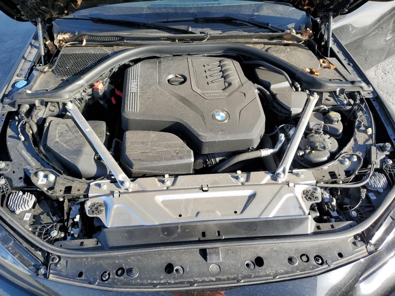 2023 BMW 4er VIN WBA53AP00PCL93738 Copart auction photo, side / front end damage thumbnail 13