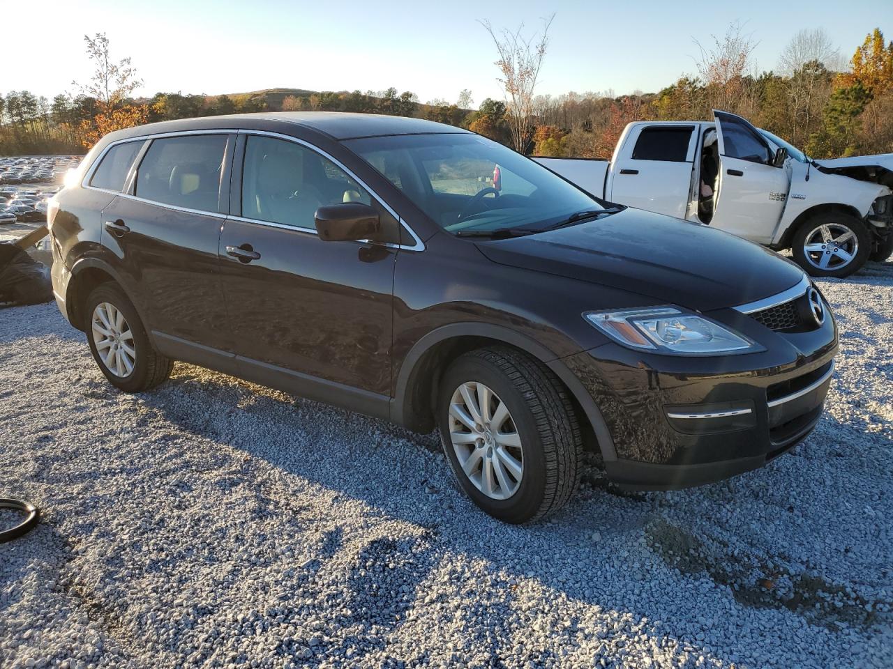 2007 Mazda CX-9 VIN JM3TB28Y370112757 Copart auction photo, front end / rear end damage thumbnail 4