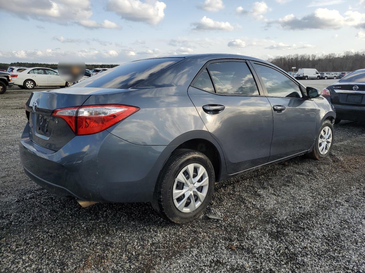 2016 Toyota Corolla VIN 5YFBURHE3GP554098 Copart auction photo, water/flood / front end damage thumbnail 3