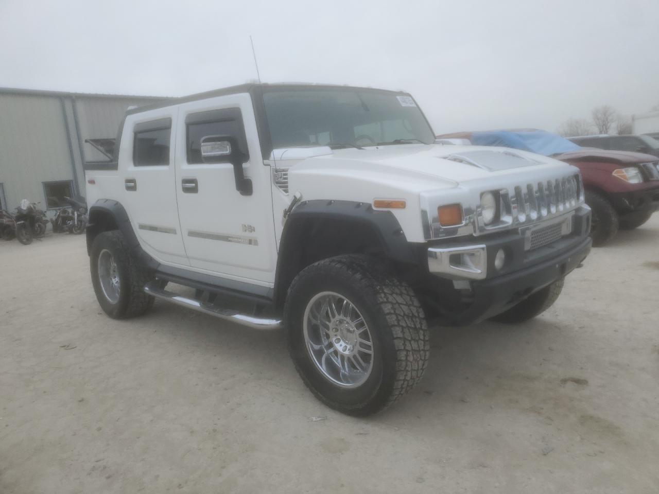 2007 Hummer H2 VIN 5GRGN22U87H111448 Copart auction photo, rear end damage thumbnail 4