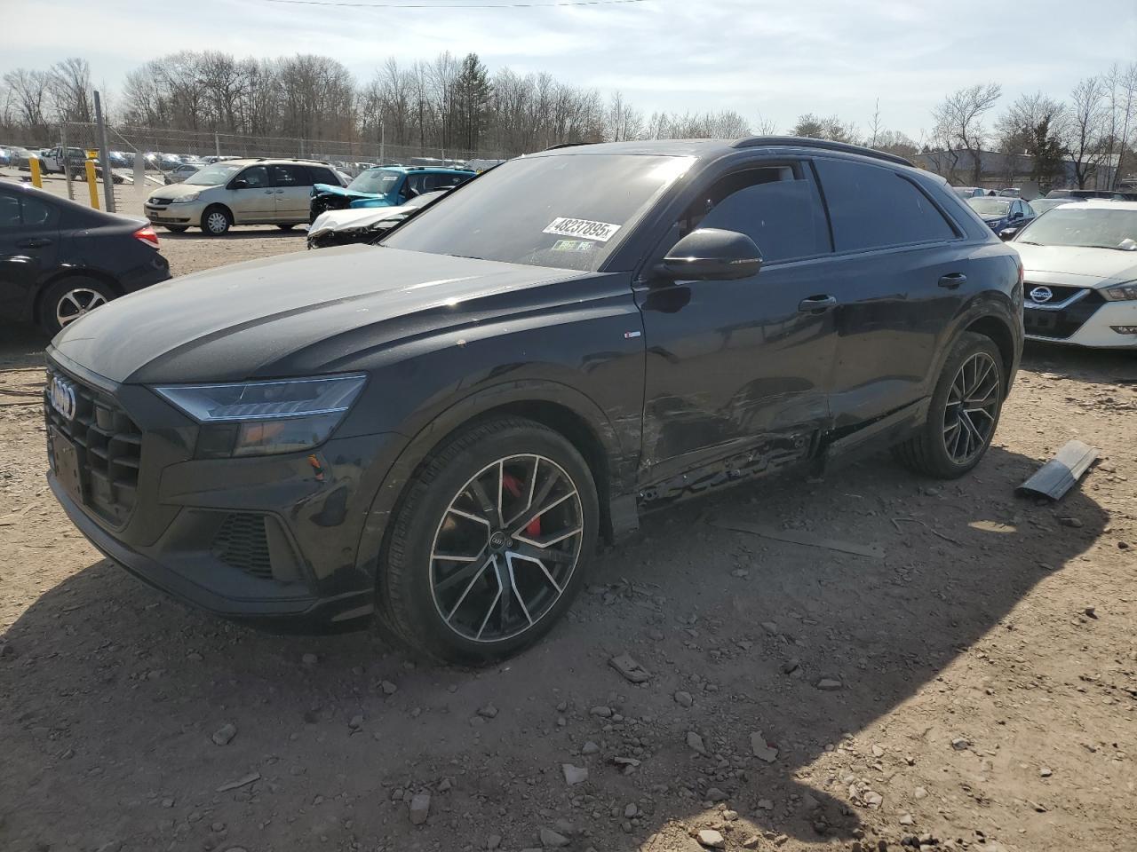 2020 Audi Q8 VIN WA1FVAF10LD014540 - Copart auction photo