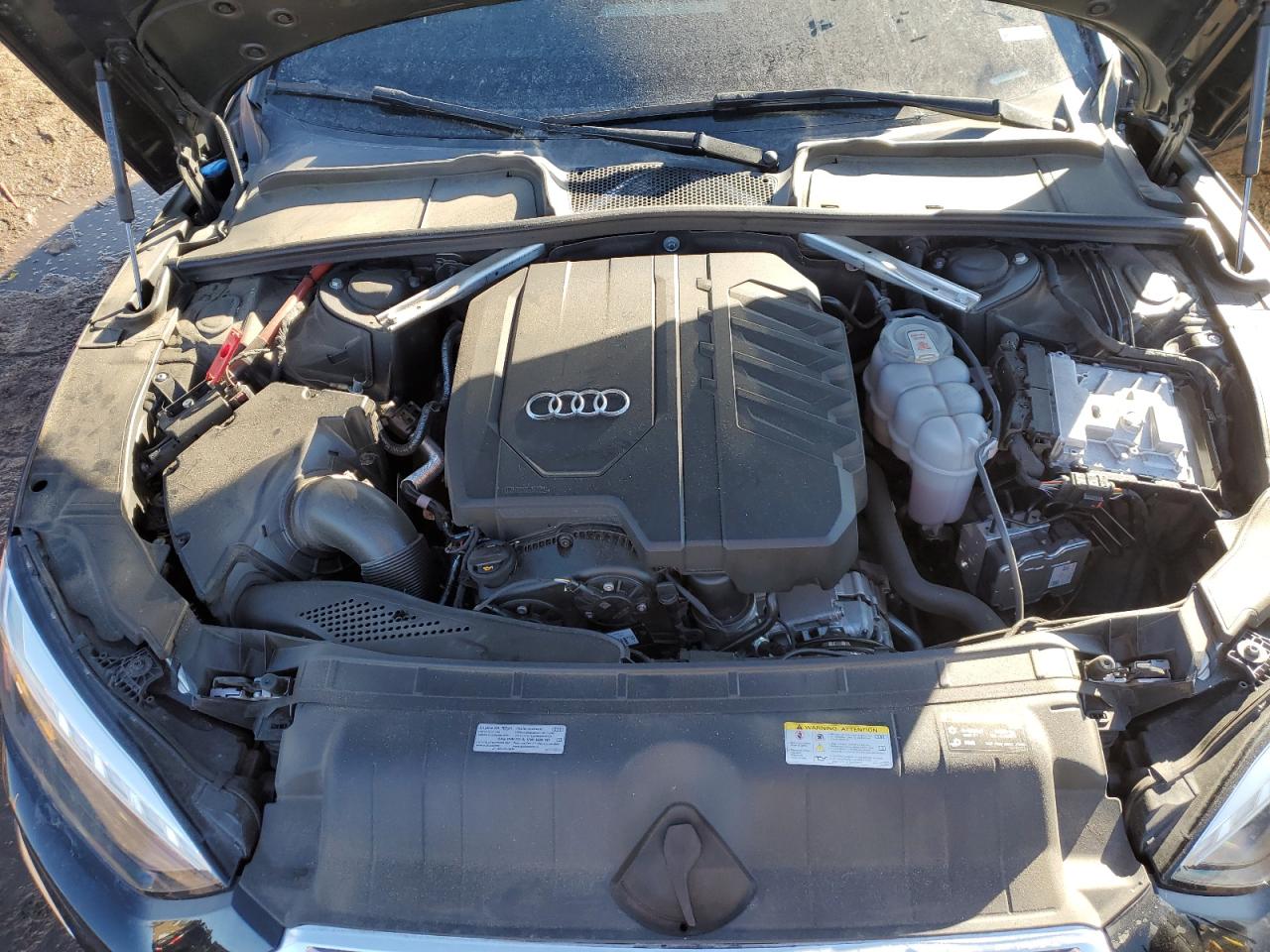 2023 Audi A5 VIN WAUFACF53PA046077 Copart auction photo, side / rear end damage thumbnail 11