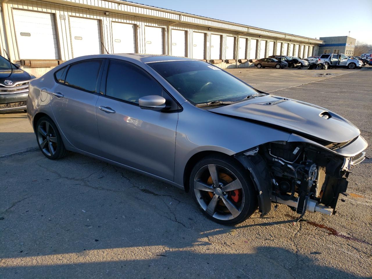 2016 Dodge Dart VIN 1C3CDFEB0GD538638 Copart auction photo, front end damage thumbnail 4