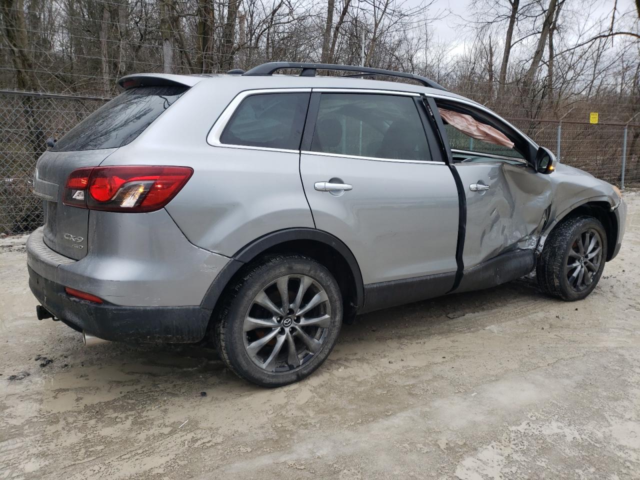 2015 Mazda CX-9 VIN JM3TB3DV7F0461338 Copart auction photo, side / front end damage thumbnail 3