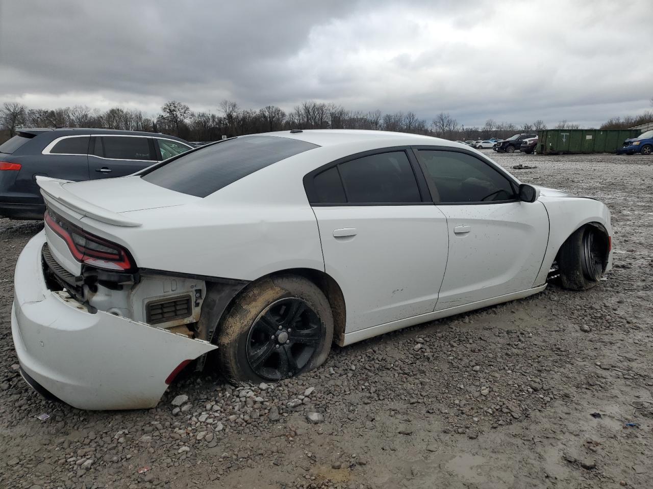 2019 Dodge Charger VIN 2C3CDXBG9KH752884 Copart auction photo, front end / rear end damage thumbnail 3