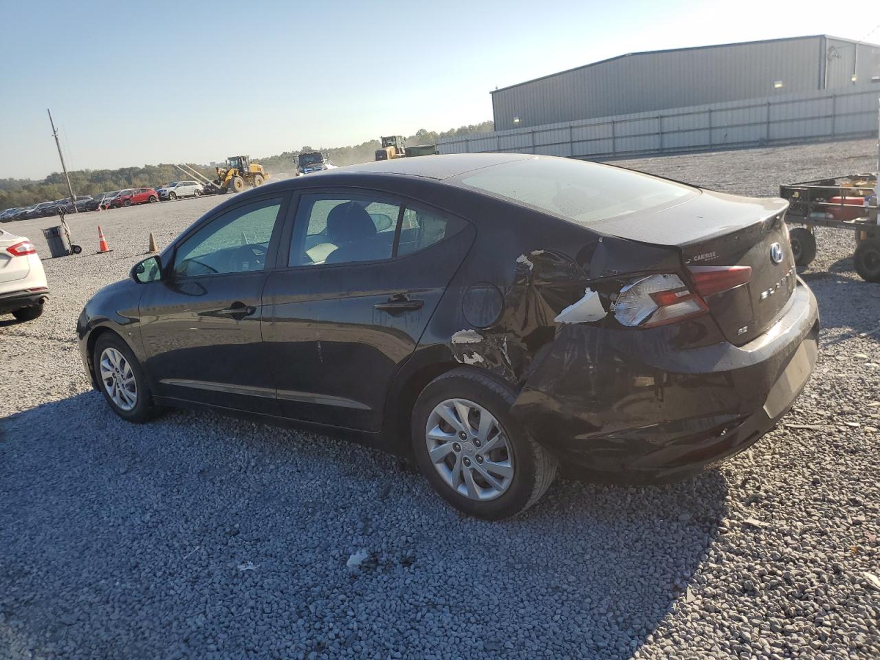 2019 Hyundai Elantra VIN KMHD74LF5KU789063 Copart auction photo, rear end / minor dent/scratches damage thumbnail 2