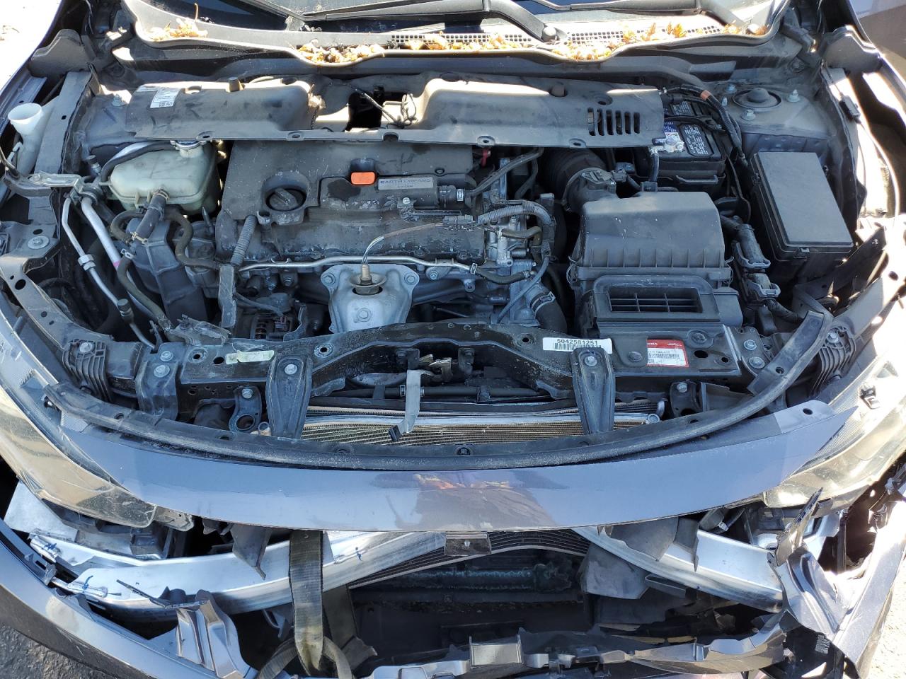 2021 Honda Civic VIN 19XFC2F83ME003594 Copart auction photo, front end damage thumbnail 13