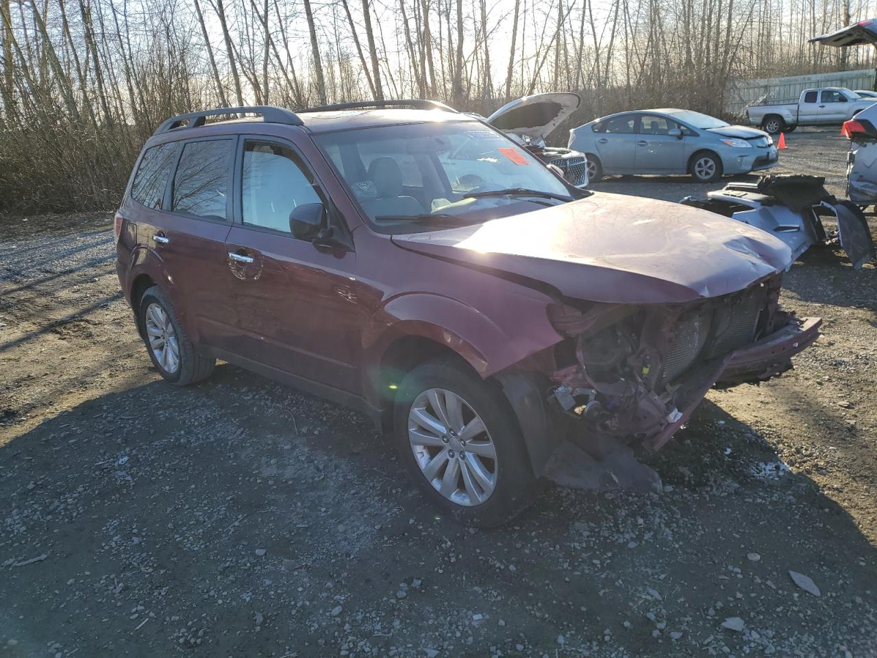 2013 Subaru Forester VIN JF2SHADC8DH436163 Copart auction photo, all over damage thumbnail 4