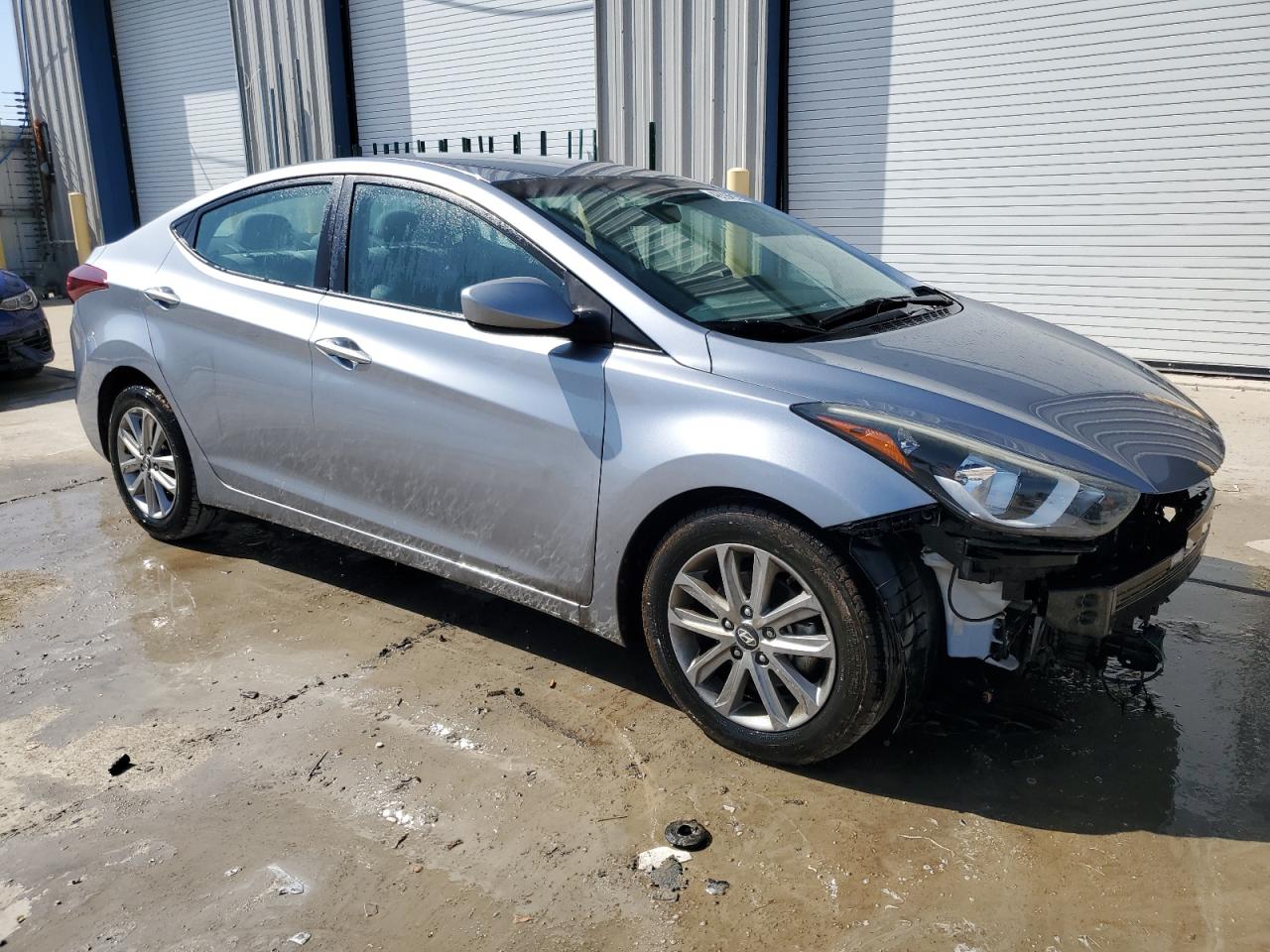 2016 Hyundai Elantra VIN 5NPDH4AE7GH654115 Copart auction photo, front end / minor dent/scratches damage thumbnail 4