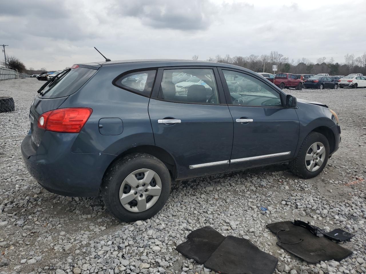2014 Nissan Rogue VIN JN8AS5MV3EW700976 Copart auction photo, front end / side damage thumbnail 3