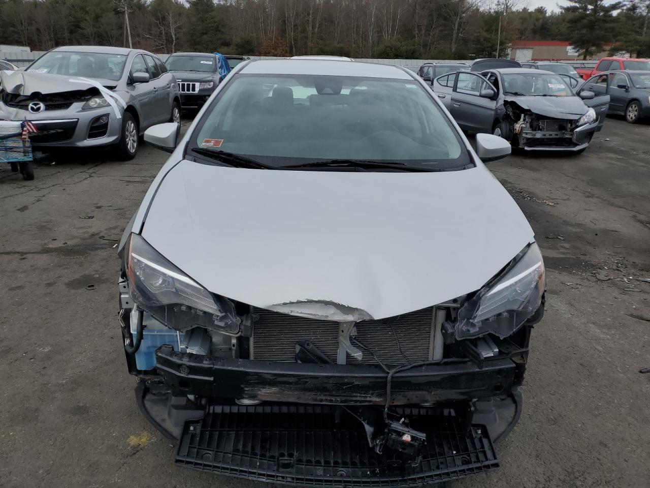 2017 Toyota Corolla VIN 2T1BURHE4HC917803 Copart auction photo, front end / side damage thumbnail 5