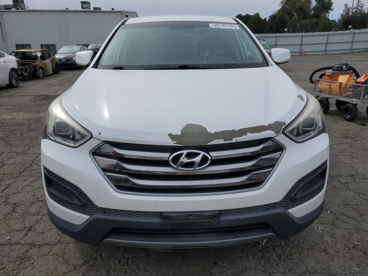 2016 Hyundai Santa Fe VIN 5XYZTDLB8GG347003 Copart auction photo, mechanical damage thumbnail 5