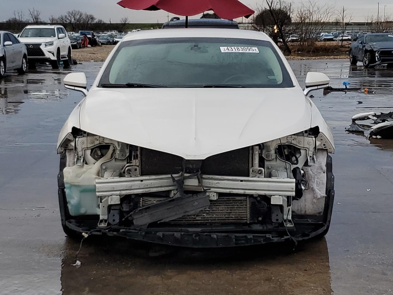 2014 Lincoln MKZ VIN 3LN6L2G99ER832697 Copart auction photo, front end damage thumbnail 5