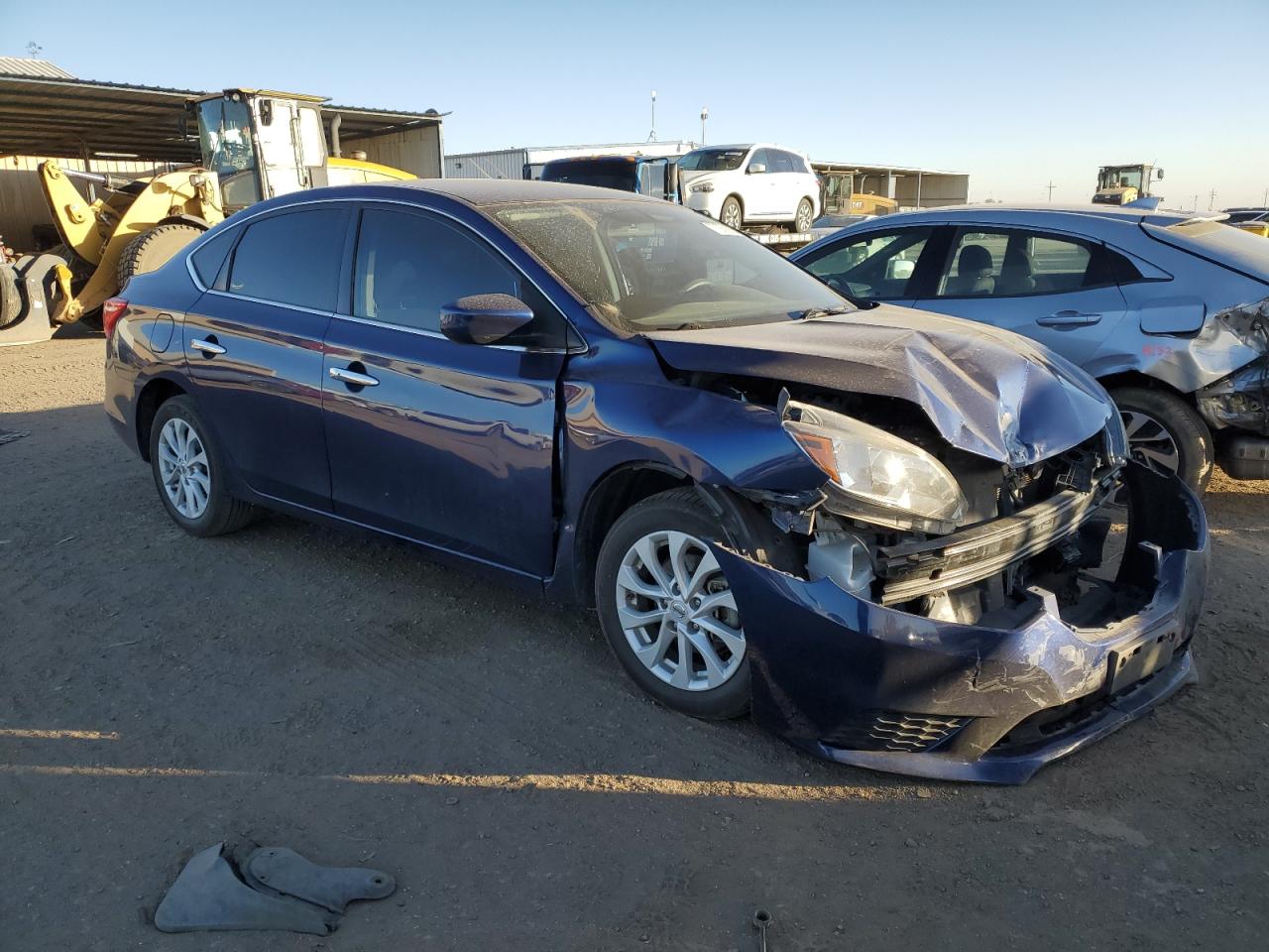 2019 Nissan Sentra VIN 3N1AB7AP5KY307873 Copart auction photo, front end damage thumbnail 4