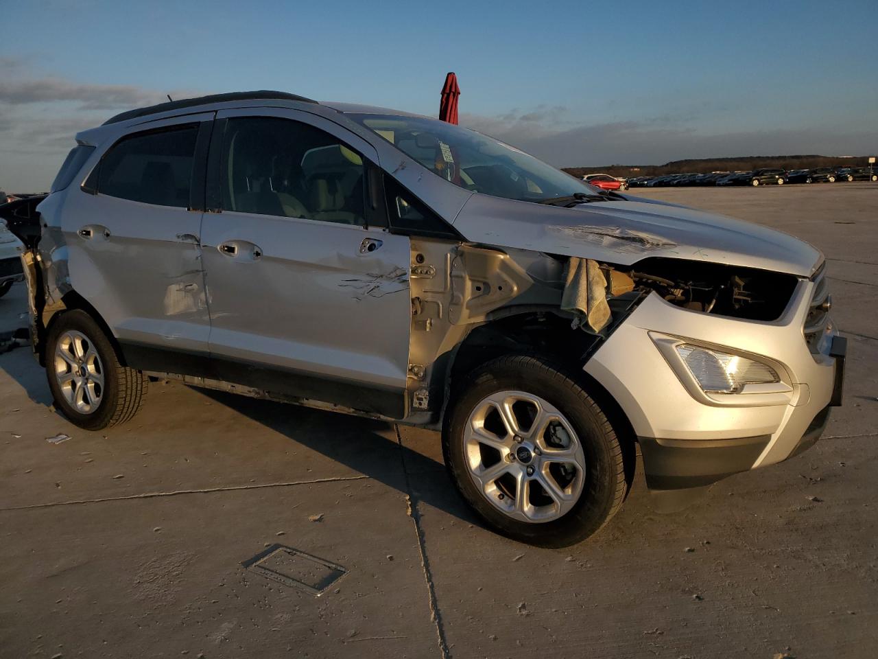 2019 Ford EcoSport VIN MAJ3S2GE3KC295624 Copart auction photo, all over damage thumbnail 4