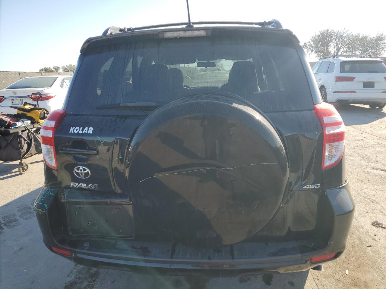 2012 Toyota RAV 4 VIN 2T3BF4DV8CW257959 Copart auction photo, rear end damage thumbnail 6