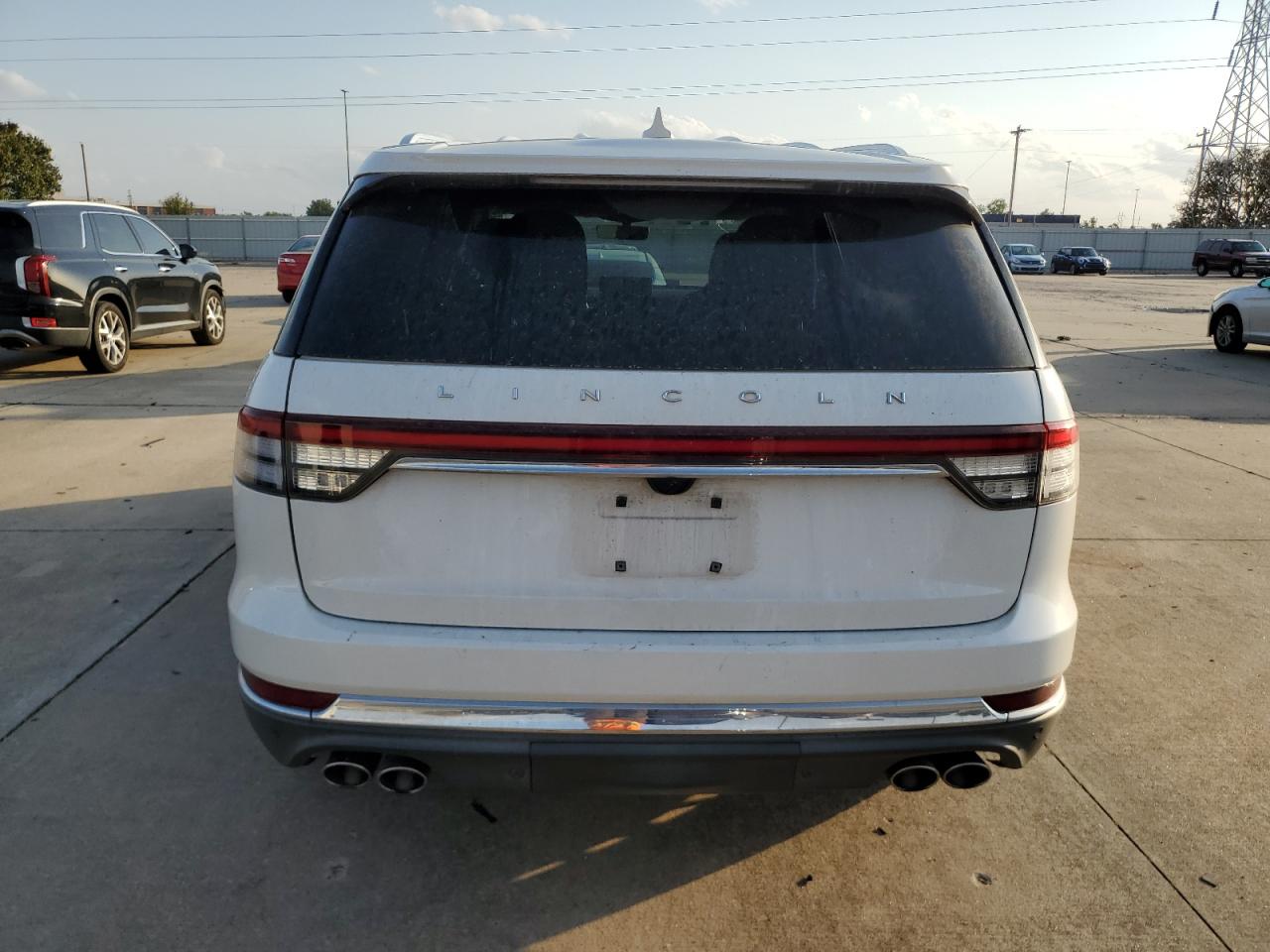 2020 Lincoln Aviator VIN 5LM5J7XC6LGL01498 Copart auction photo, hail / minor dent/scratches damage thumbnail 6