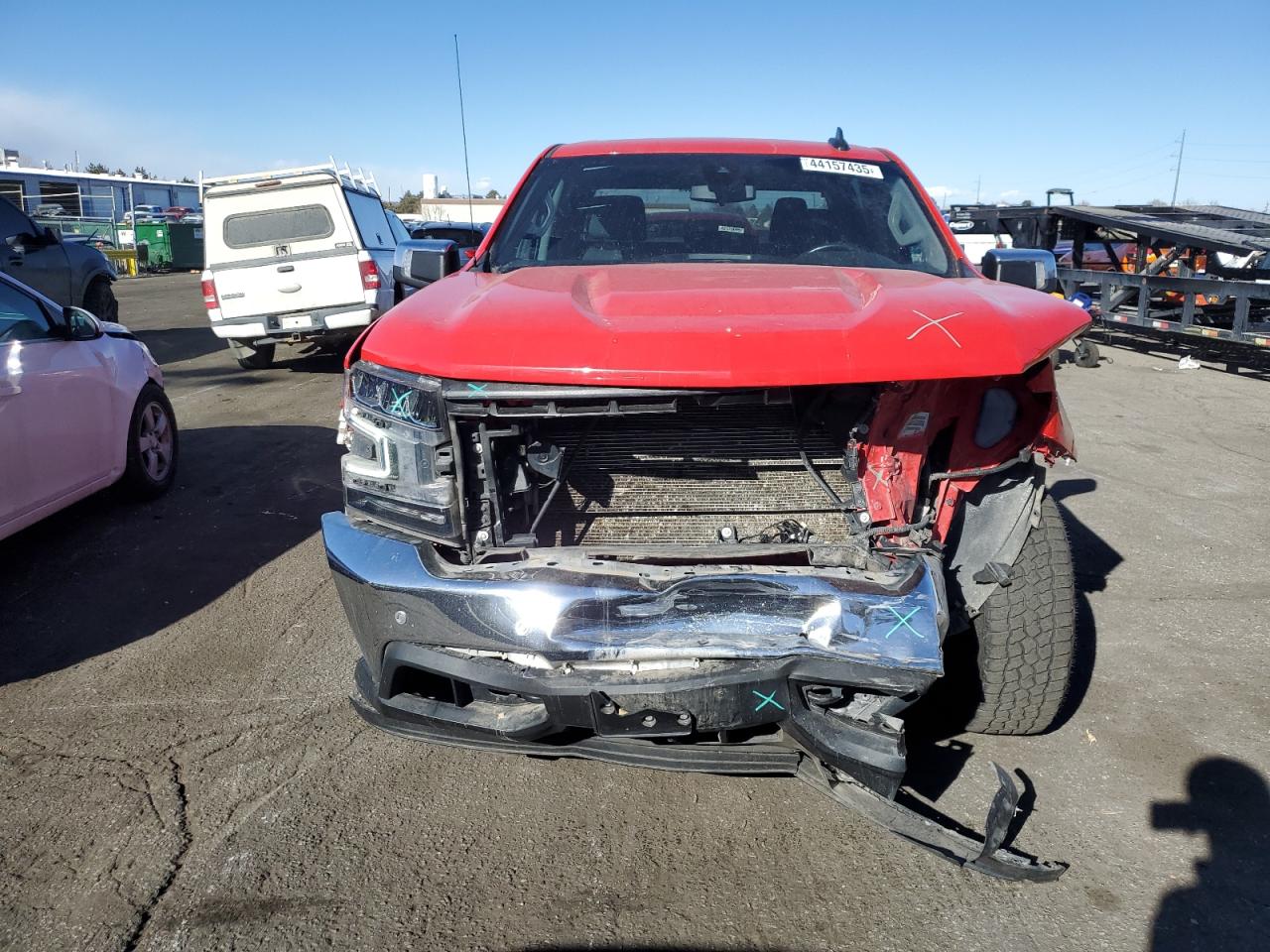 2021 Chevrolet Silverado VIN 1GCUYDED5MZ334653 Copart auction photo, front end damage thumbnail 5