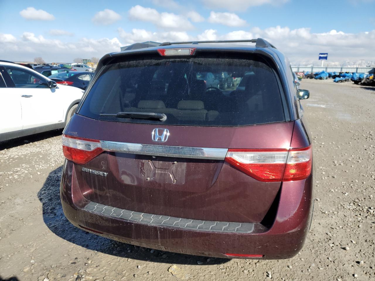2011 Honda Odyssey VIN 5FNRL5H63BB069337 Copart auction photo, front end / hail damage thumbnail 6